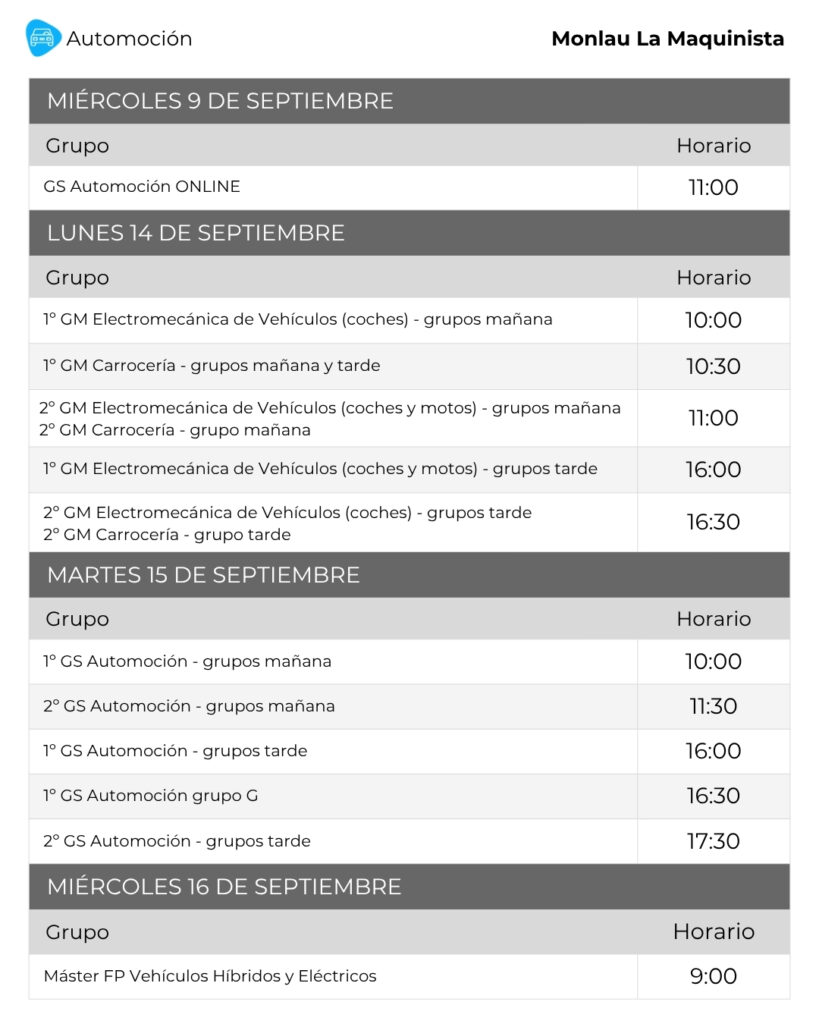 Monlau inicia el curso 2026-2027