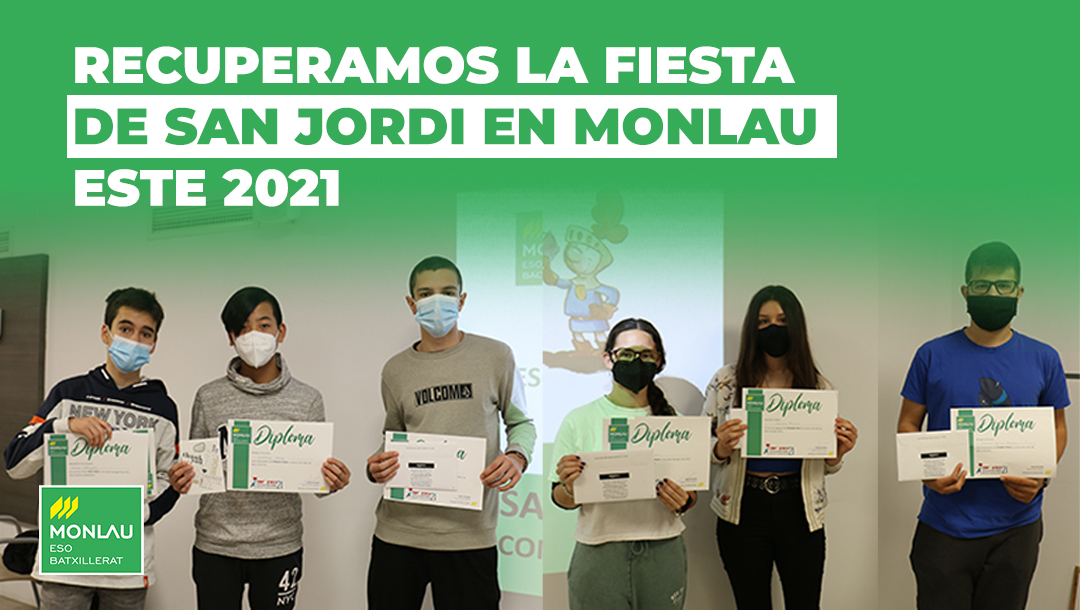 Recuperamos la fiesta de San Jordi en Monlau este 2021