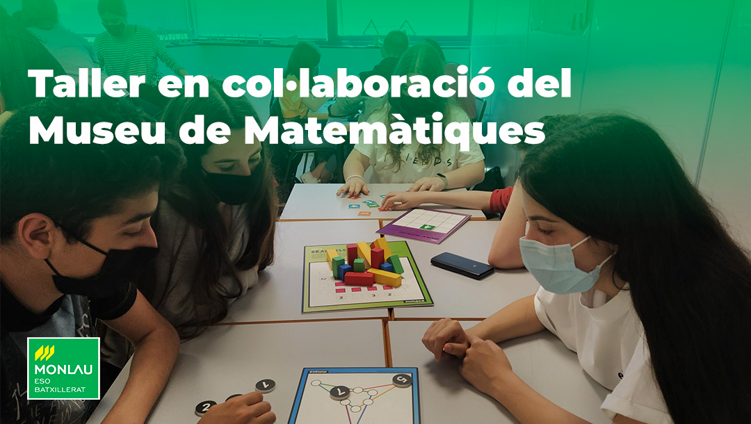 Taller en col·laboració del Museu de Matemàtiques de Catalunya