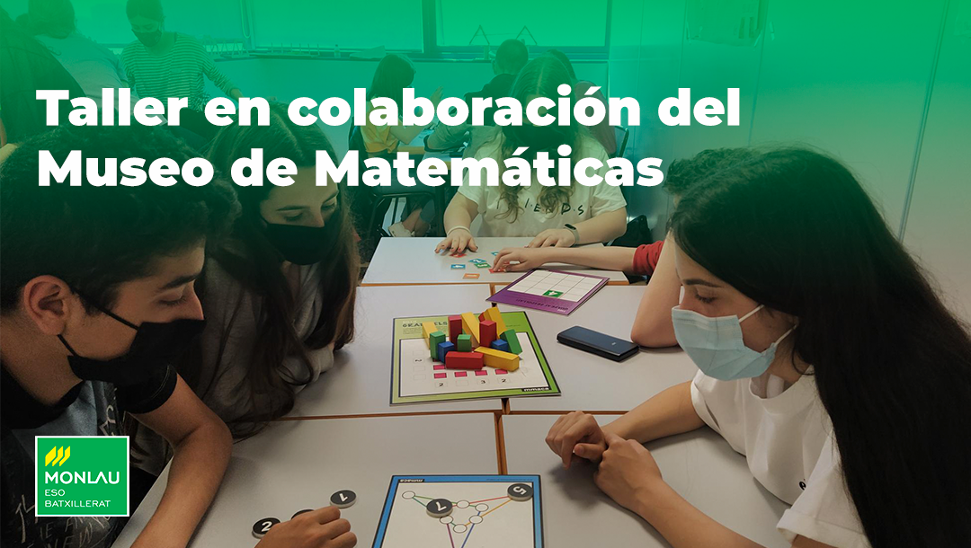 Taller en colaboración del Museo de Matemáticas de Cataluña