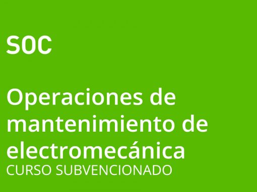 Operaciones Auxiliares de Mantenimiento de Vehículos Electromecánicos (nivel 1)