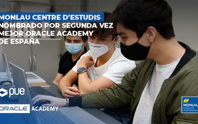 Monlau nomenat per segona vegada, millor Oracle Academy d’Espanya