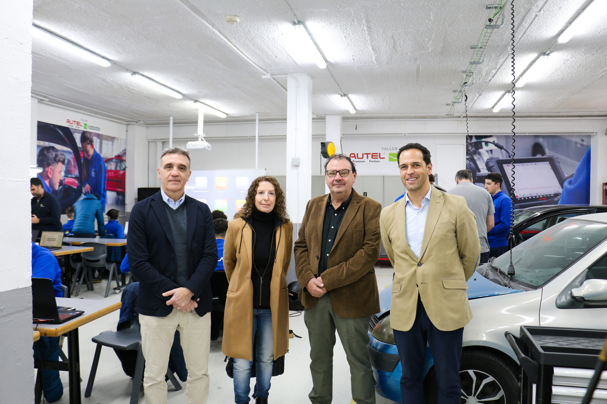Carlos Salazar, Fina Soldado, Rosendo Pous y Iban Ventura