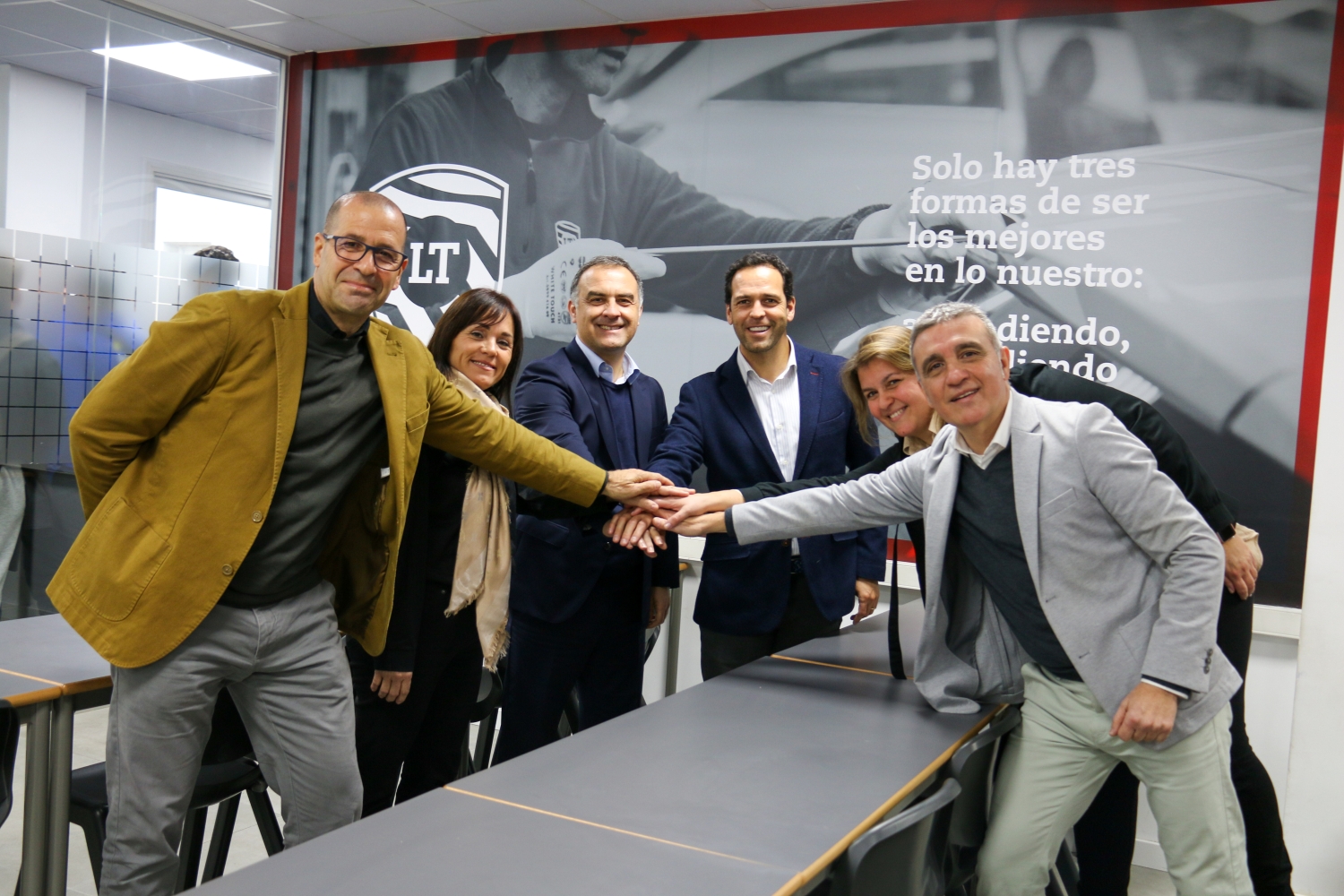 Lever Touch y Monlau juntos Carlos Salazar, Fina Soldado, Rosendo Pous y Iban Ventura