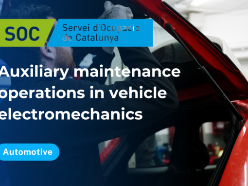 Auxiliary maintenance operations in vehicle electromechanics