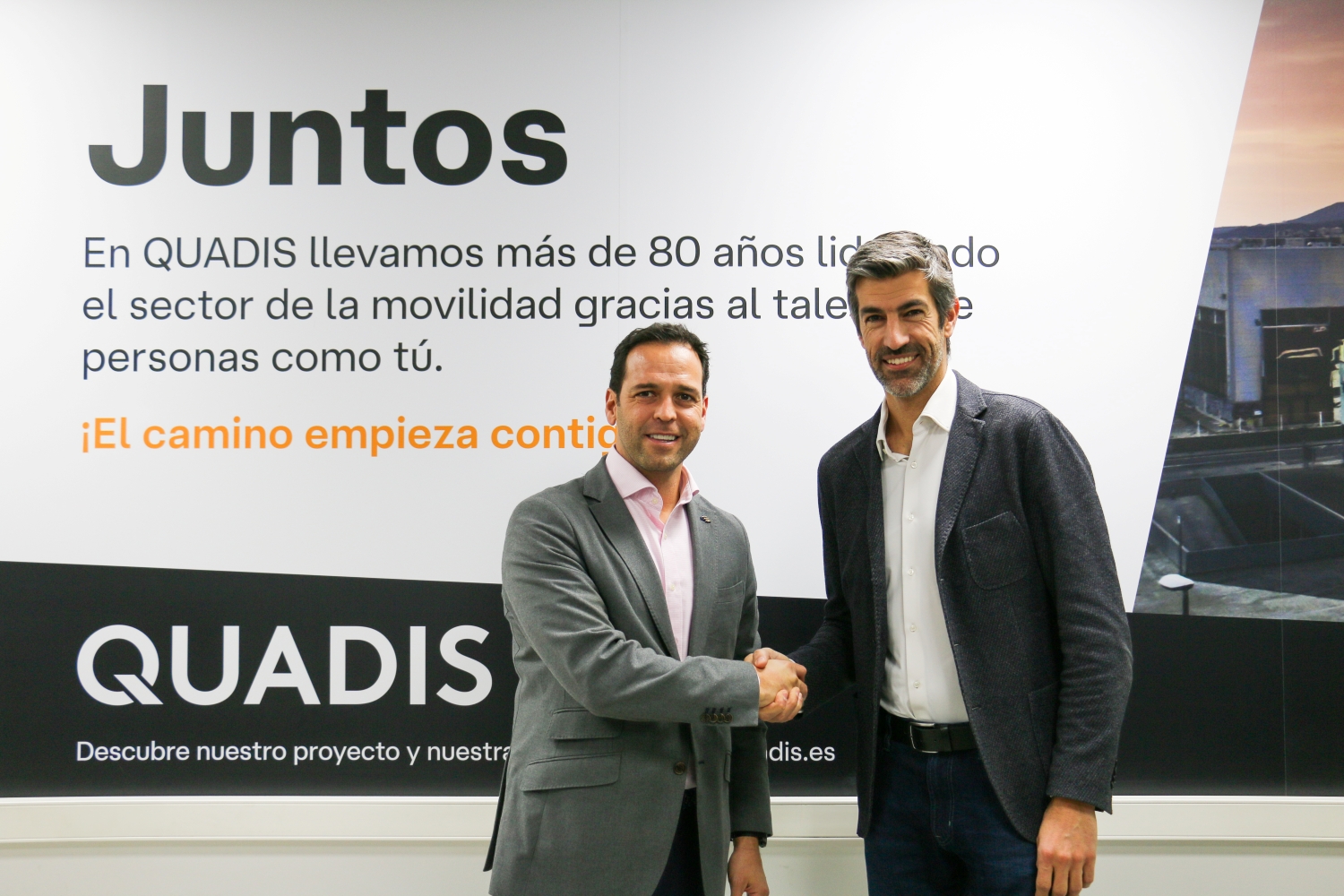Iban Ventura y director de QUADIS QUADIS y Monlau