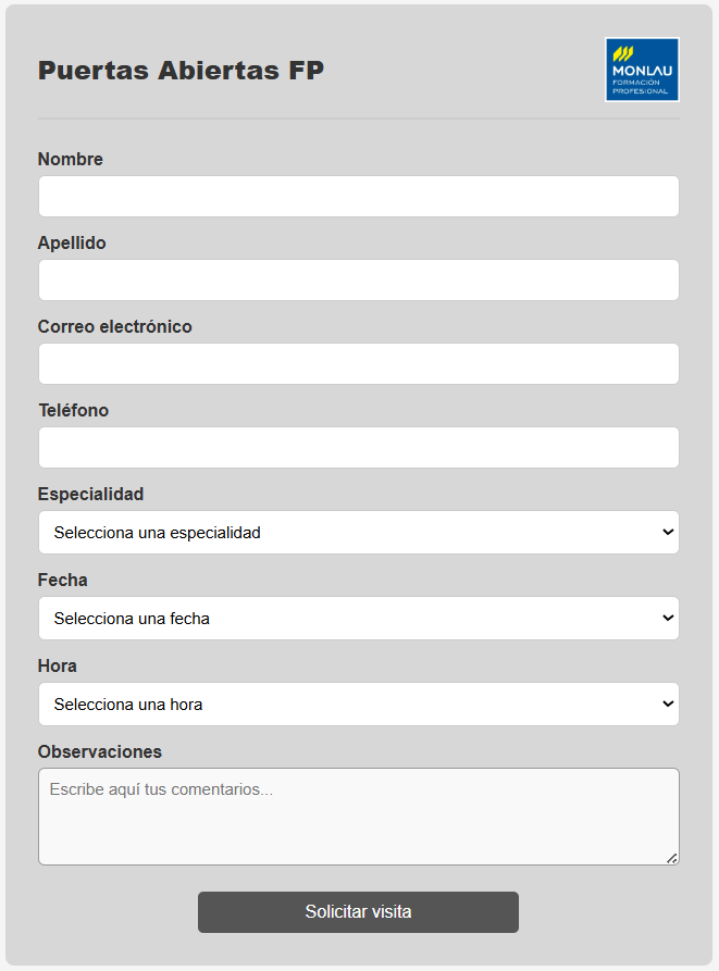 Puertas Abiertas Monlau FP