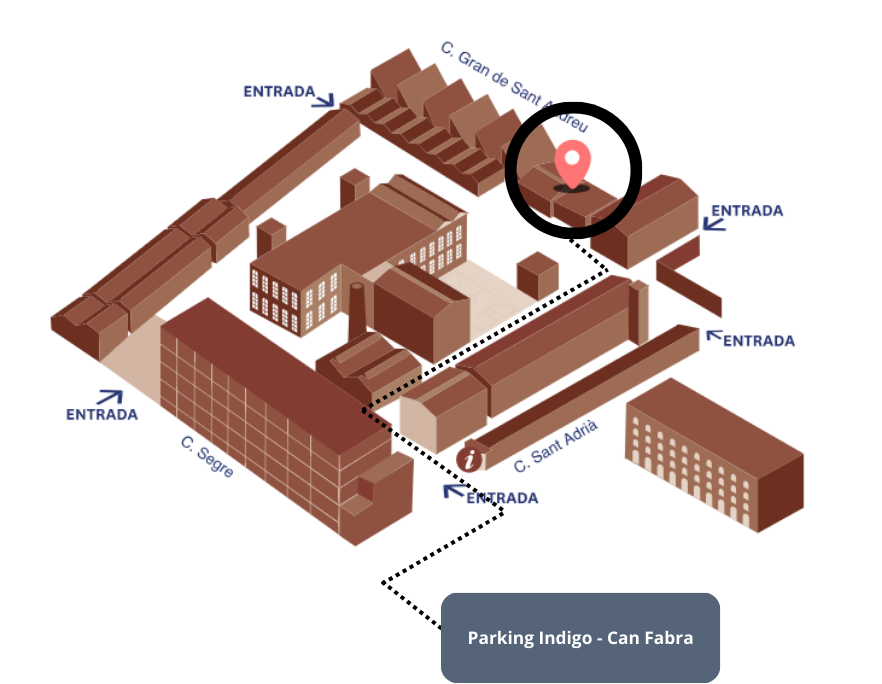 Mapa del Monlau Connect hub